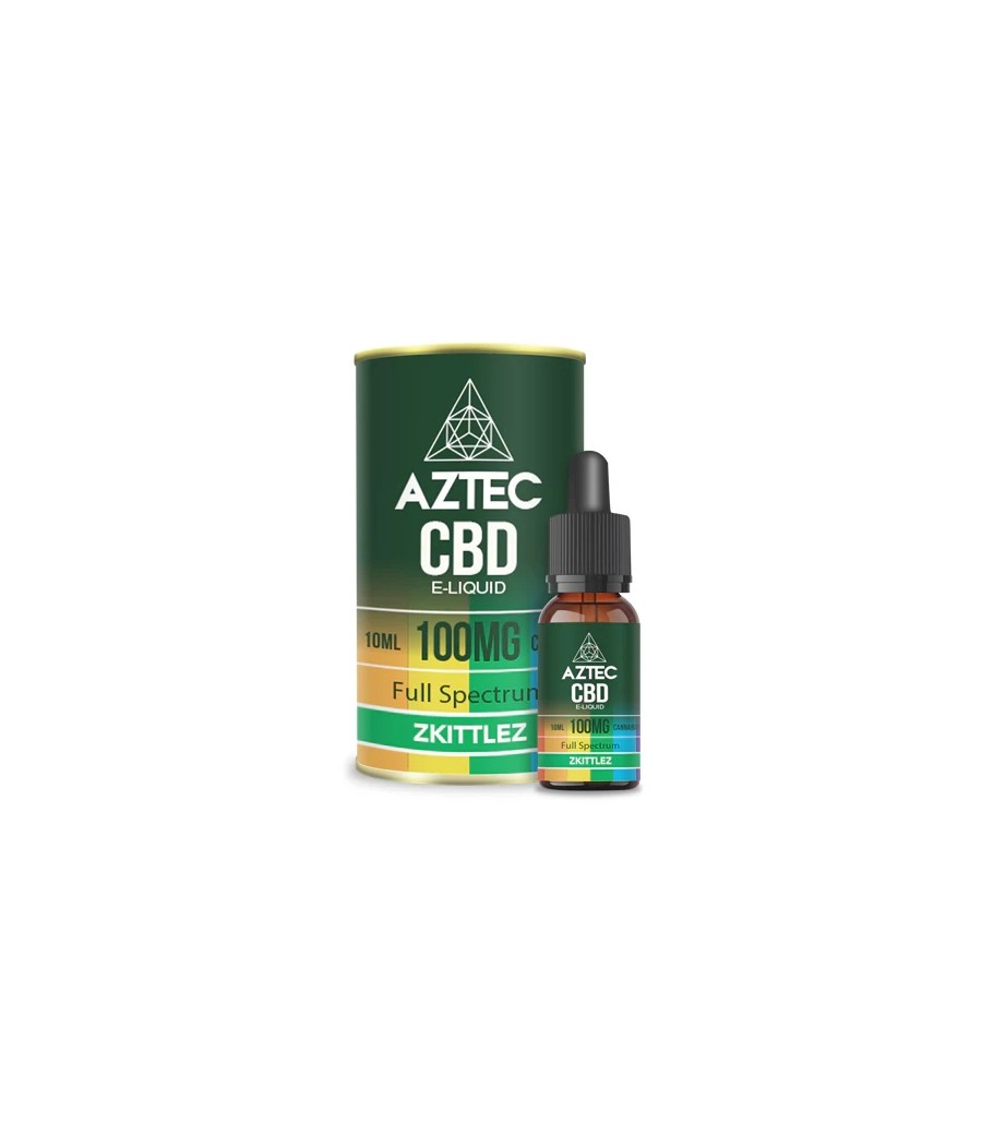 Aztec CBD 100mg CBD Vaping Liquid 10ml (50PG/50VG)