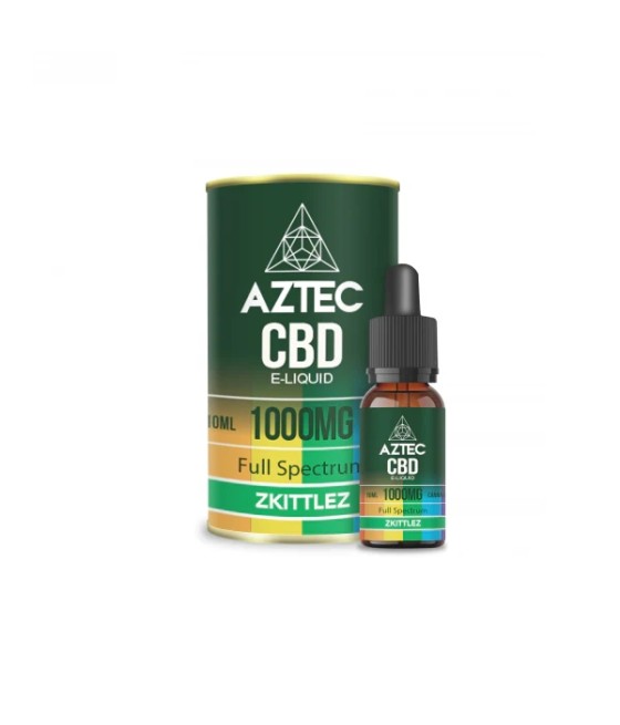 Aztec CBD 1000mg CBD Vaping Liquid 10ml (50PG/50VG)