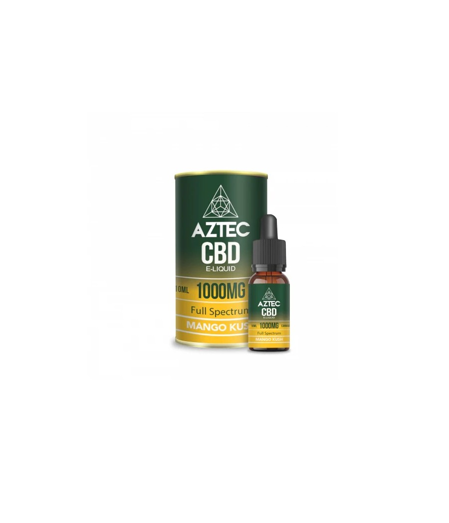Aztec CBD 1000mg CBD Vaping Liquid 10ml (50PG/50VG)