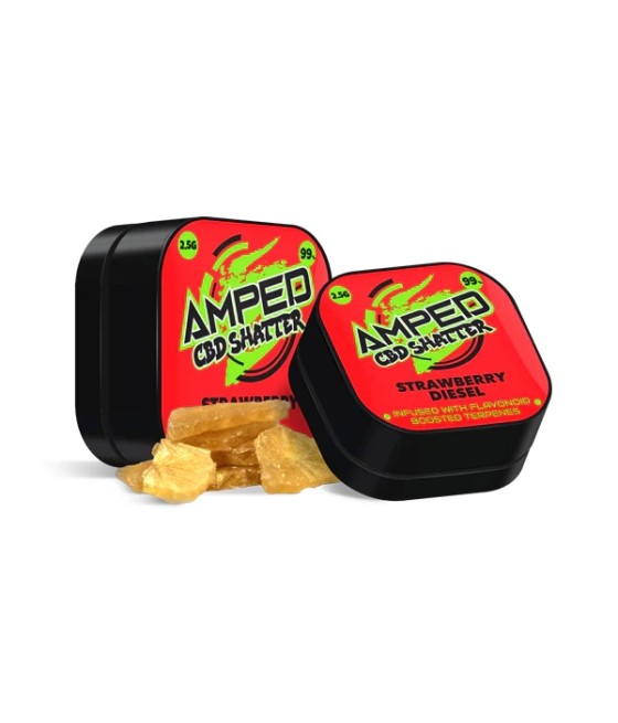 Amped CBD 99% CBD Shatter 1g