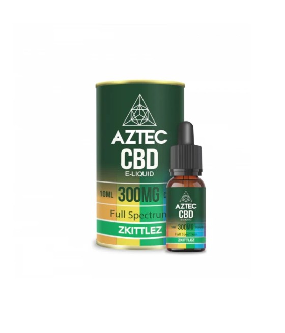 Aztec CBD 300mg CBD Vaping Liquid 10ml (50PG/50VG)