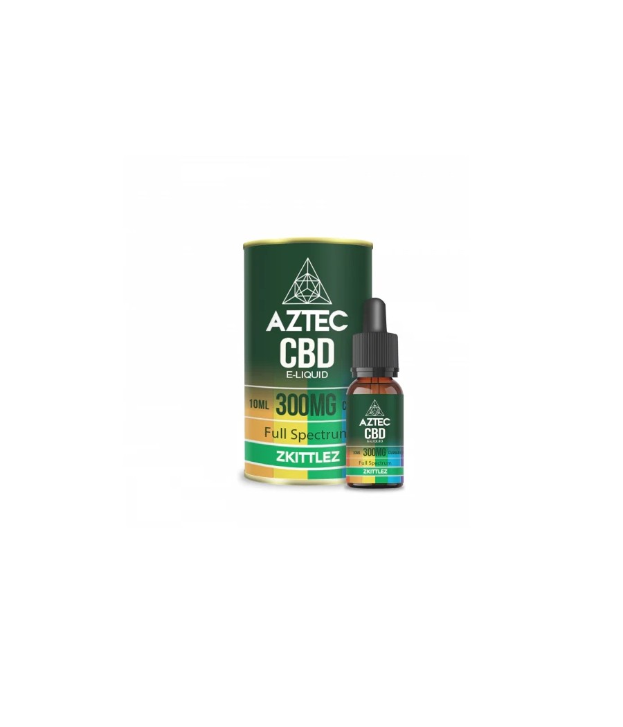 Aztec CBD 300mg CBD Vaping Liquid 10ml (50PG/50VG)