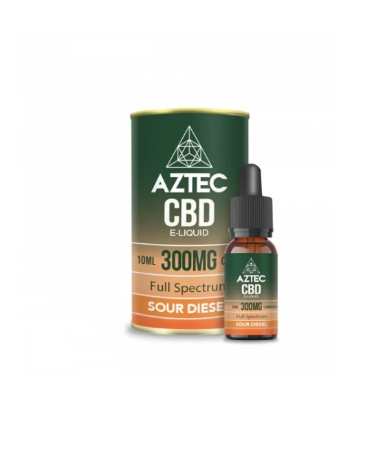 Aztec CBD 300mg CBD Vaping Liquid 10ml (50PG/50VG)