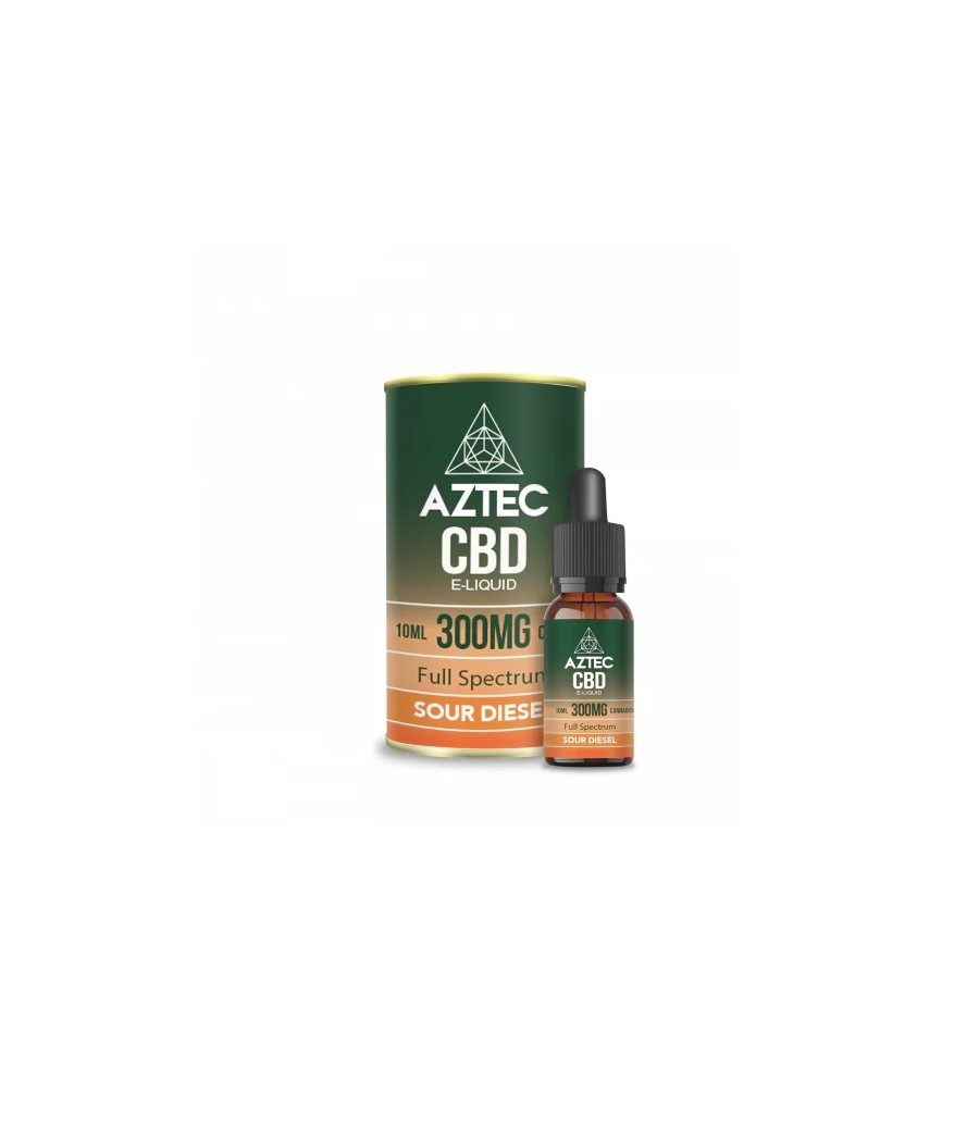 Aztec CBD 300mg CBD Vaping Liquid 10ml (50PG/50VG)
