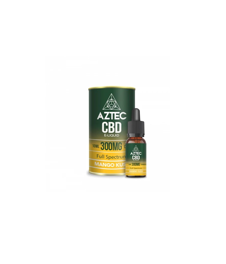 Aztec CBD 300mg CBD Vaping Liquid 10ml (50PG/50VG)