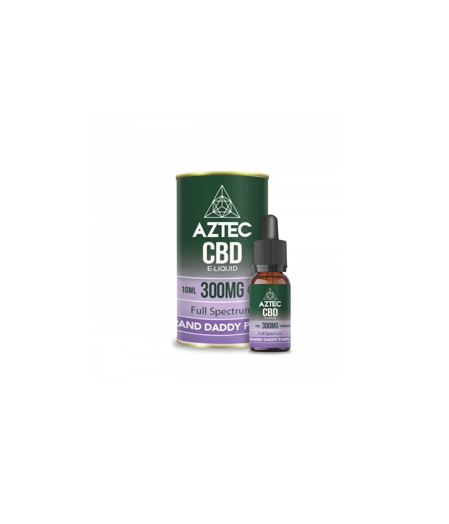 Aztec CBD 300mg CBD Vaping Liquid 10ml (50PG/50VG)