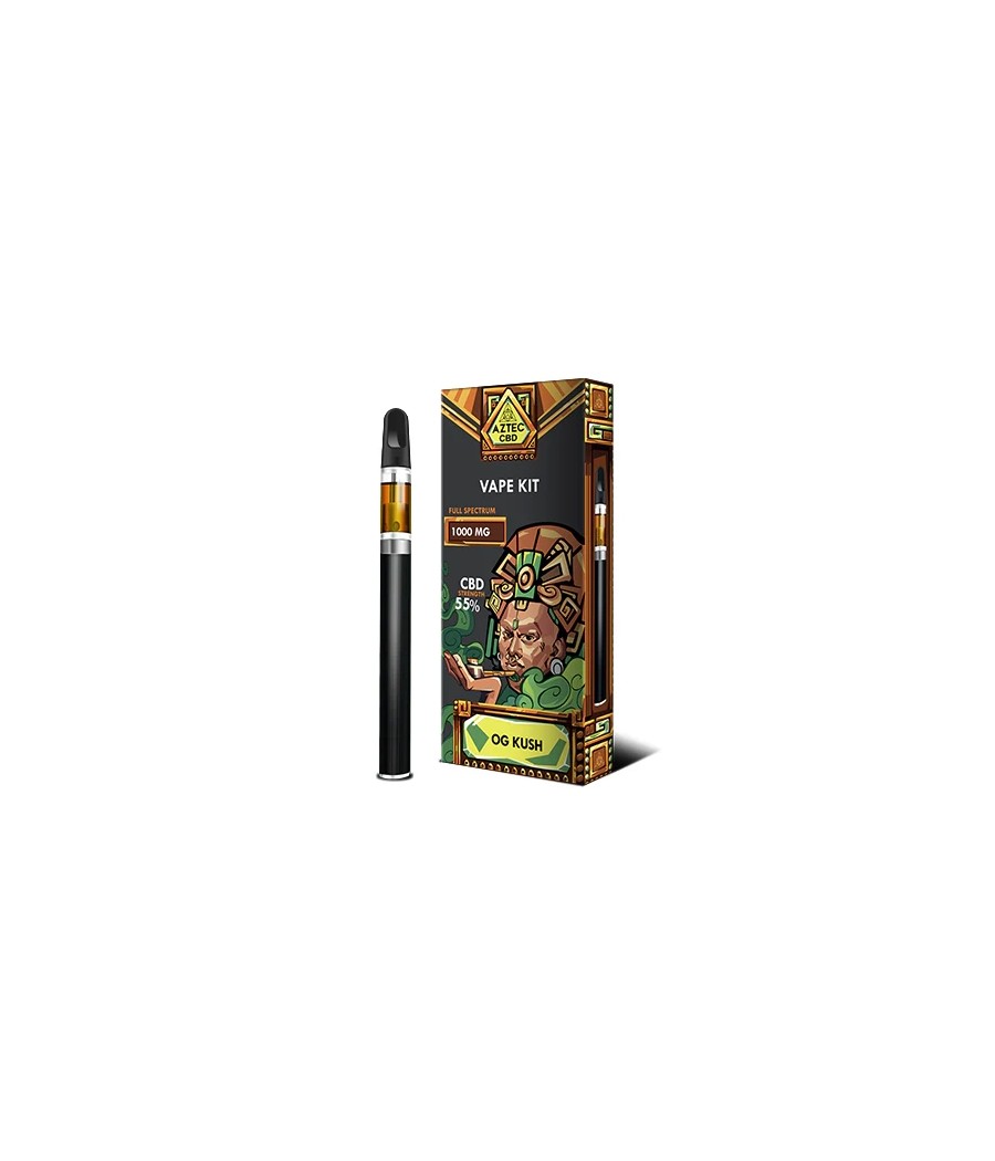 Aztec CBD 1000mg Vape Kit - 1ml