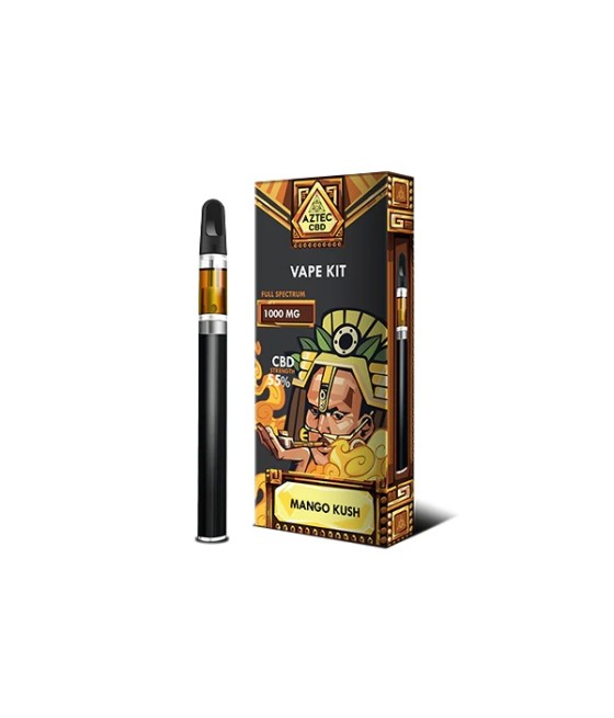 Aztec CBD 1000mg Vape Kit - 1ml