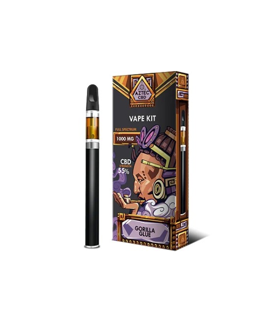 Aztec CBD 1000mg Vape Kit - 1ml