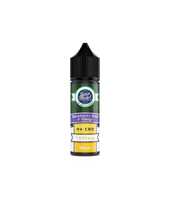 British Blissful 1000mg H4 CBD E-Liquid 50ml