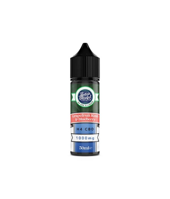 British Blissful 1000mg H4 CBD E-Liquid 50ml