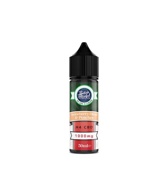 British Blissful 1000mg H4 CBD E-Liquid 50ml