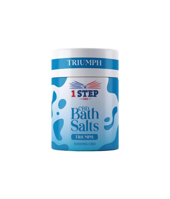 1 Step CBD 1000mg CBD Bath Salts - 500g (BUY 1 GET 1 FREE)