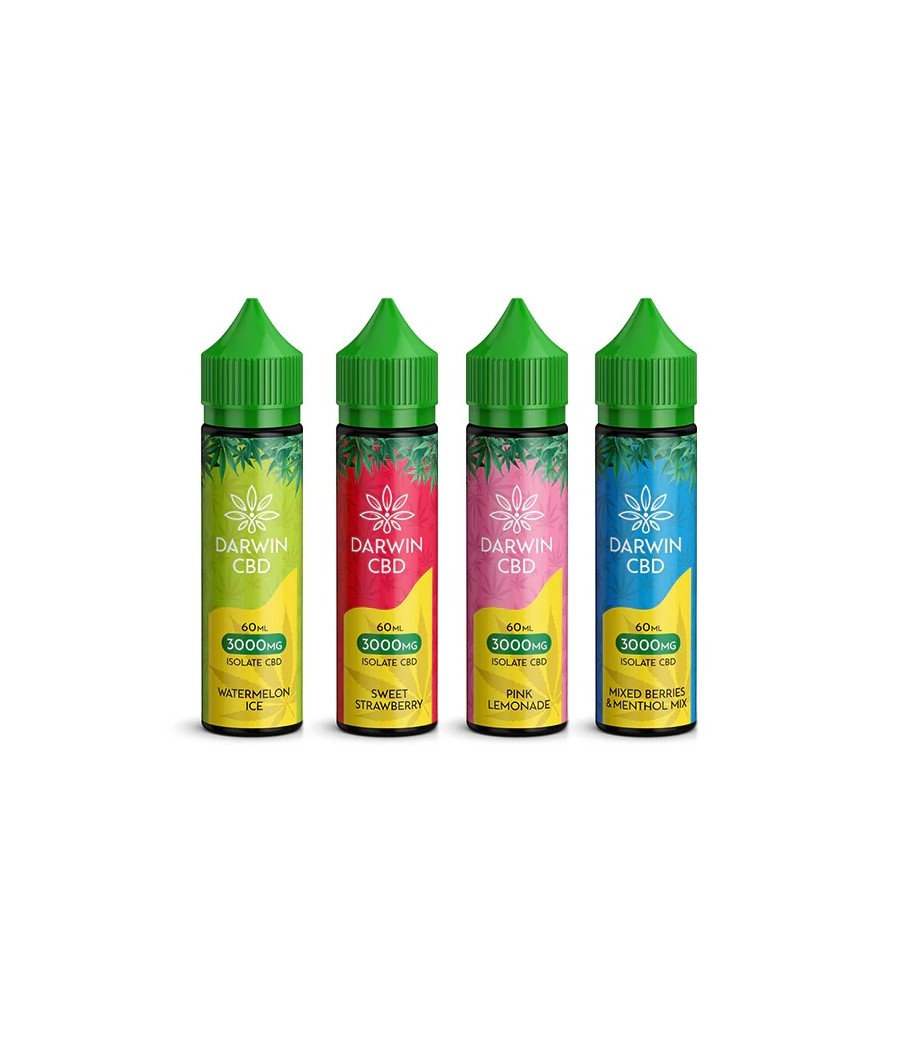 Darwin 3000mg CBD Isolate E-Liquid 60ml