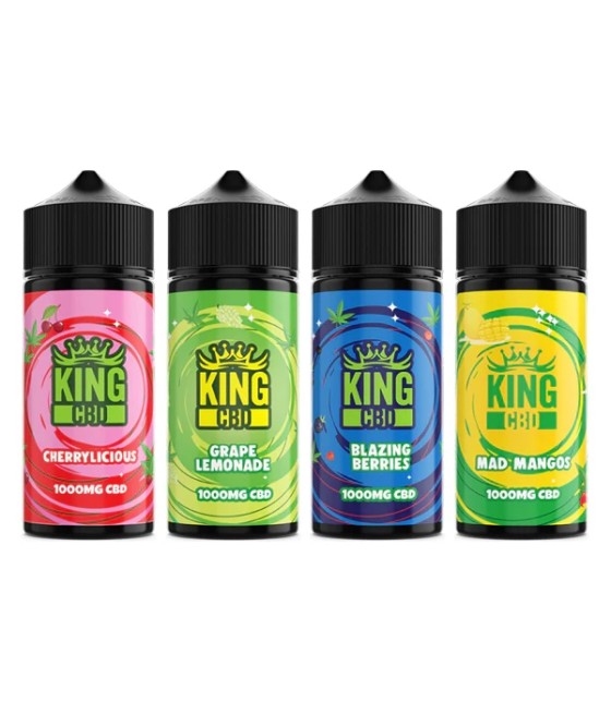 King CBD 1000mg CBD E-liquid 120ml (80VG/20PG) (BUY 1 GET 1 FREE)