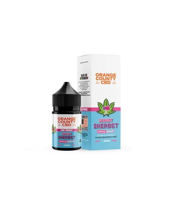 Orange County CBD Cali Range 2500mg CBD 50ml E-liquid (60VG/40PG)