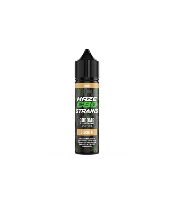 Haze CBD Strains 3000mg CBD E-Liquid 50ml Shortfill 0mg (50VG/50PG)