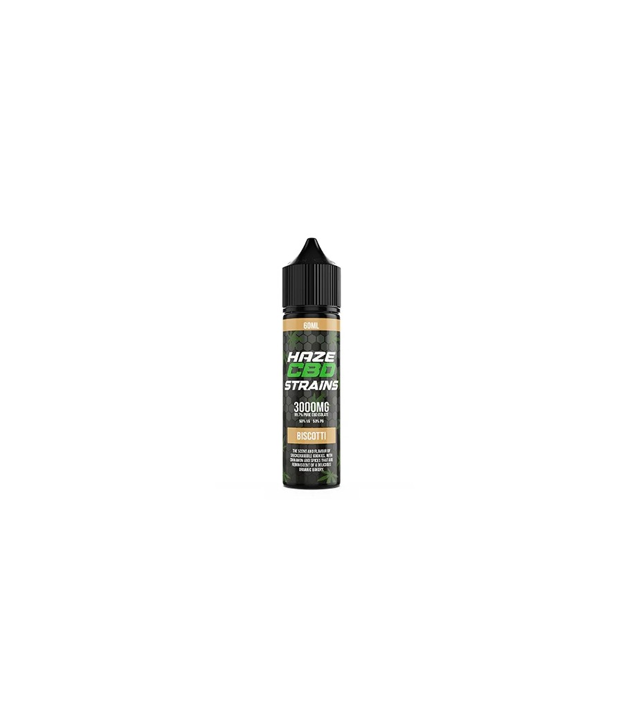 Haze CBD Strains 3000mg CBD E-Liquid 50ml Shortfill 0mg (50VG/50PG)