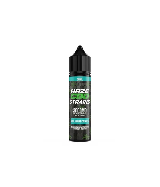 Haze CBD Strains 3000mg CBD E-Liquid 50ml Shortfill 0mg (50VG/50PG)