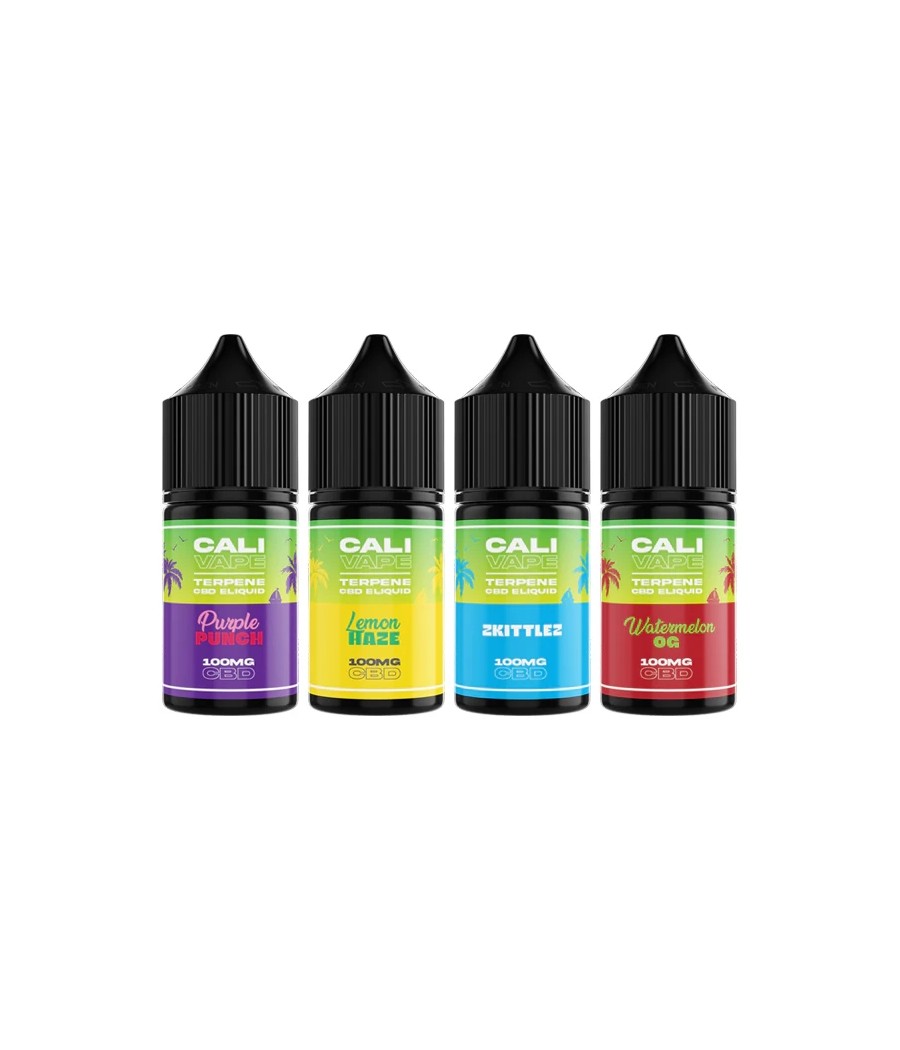 CALI VAPE 100mg Broad Spectrum CBD E-liquid 10ml (60PG/40VG)