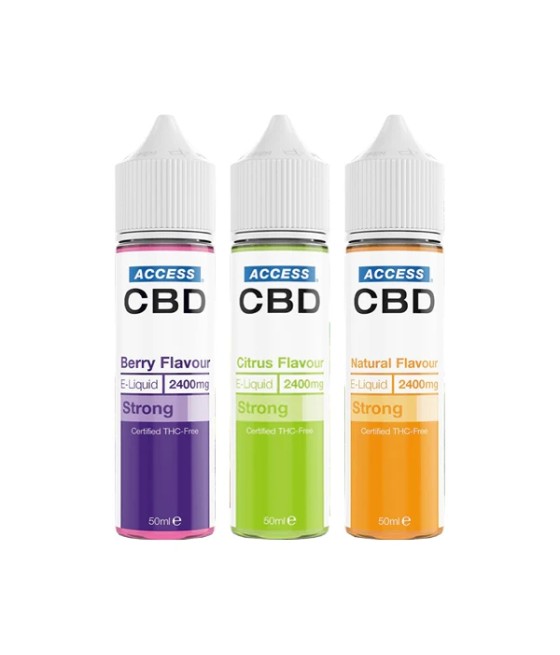 Access CBD 2400mg CBD E-liquid 50ml (60PG/40VG)