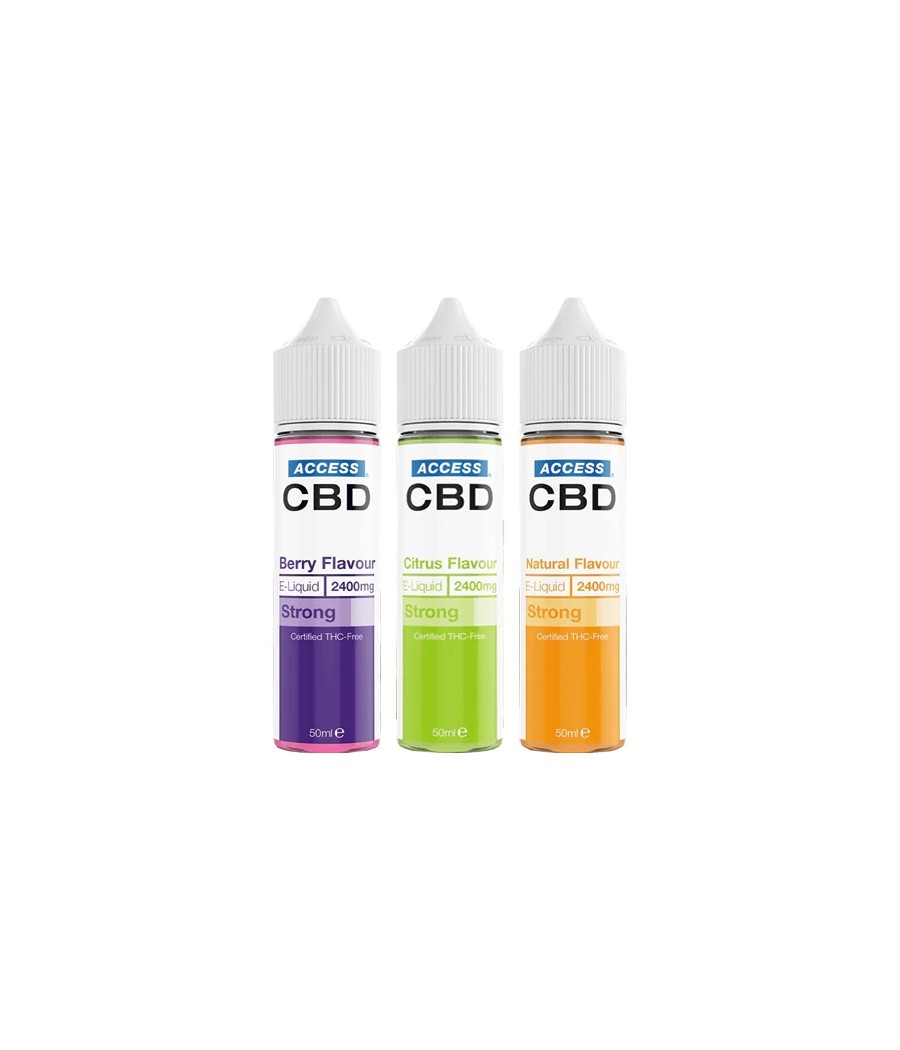 Access CBD 2400mg CBD E-liquid 50ml (60PG/40VG)