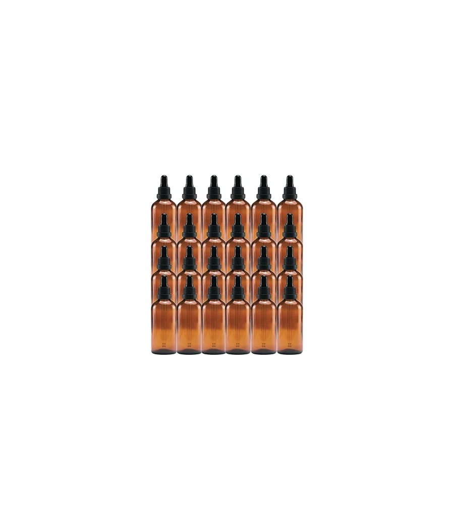 Bulk Empty Amber Glass Tincture Bottles 100ml