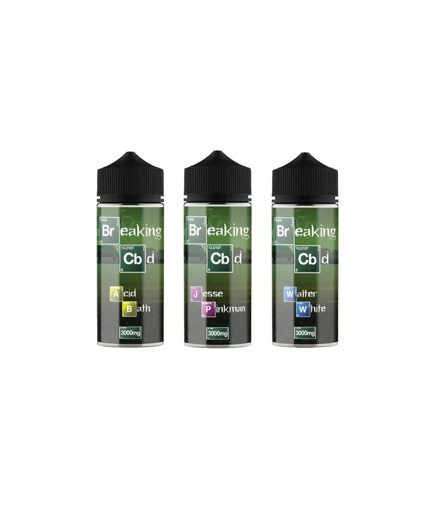 Breaking CBD 3000mg CBD E-Liquid 120ml (50VG/50PG)