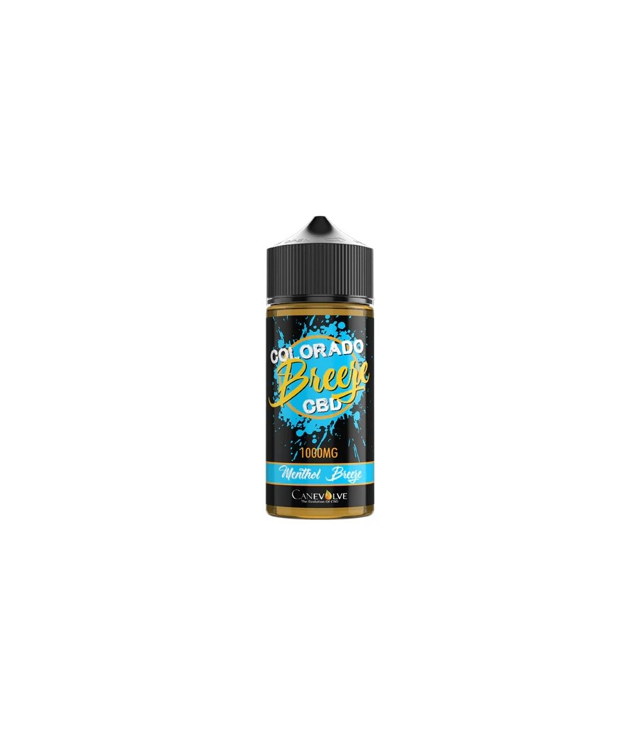 Colorado Breeze 1000mg CBD Vaping Liquid 100ml (50PG/50VG)