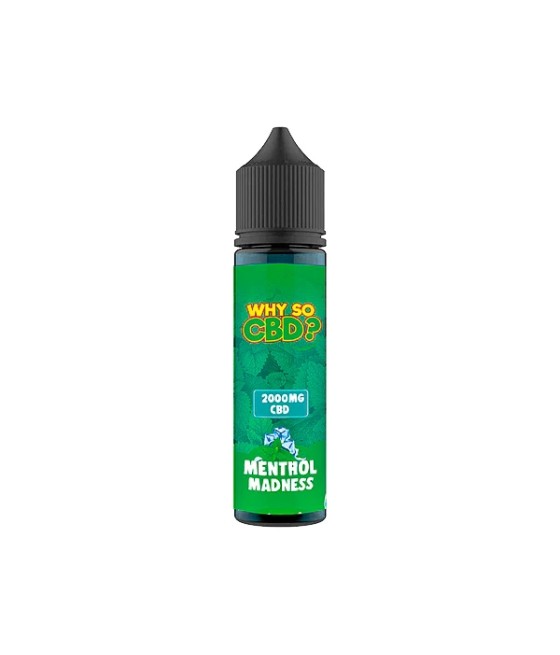 Why So CBD? 2000mg Full Spectrum CBD E-liquid 60ml
