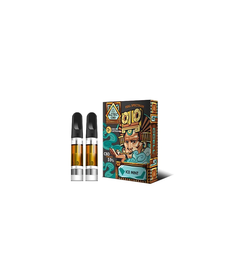 Aztec CBD 2 x 1000mg Cartridge Kit - 1ml