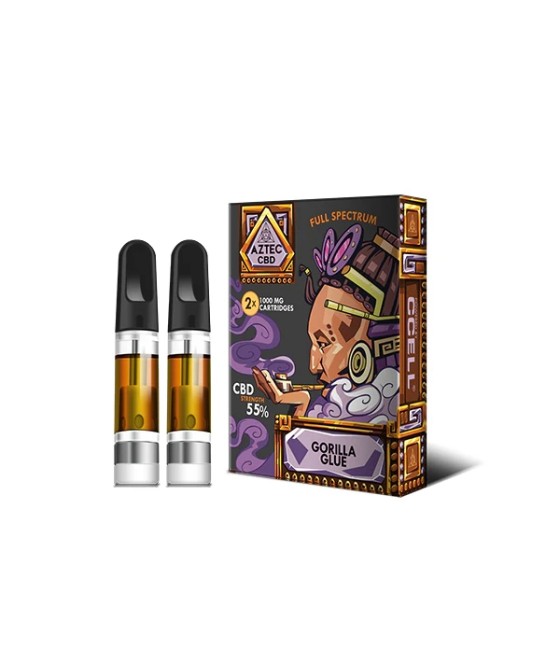 Aztec CBD 2 x 1000mg Cartridge Kit - 1ml