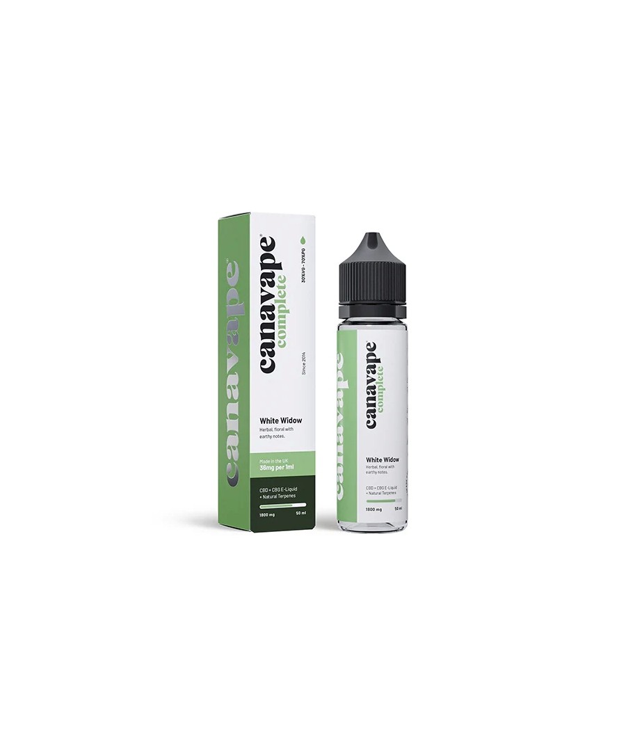 Canavape 1800mg Full-Spectrum CBD + CBG E-liquid 50ml (30VG/70PG)