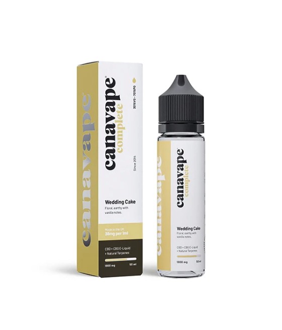 Canavape 1800mg Full-Spectrum CBD + CBG E-liquid 50ml (30VG/70PG)
