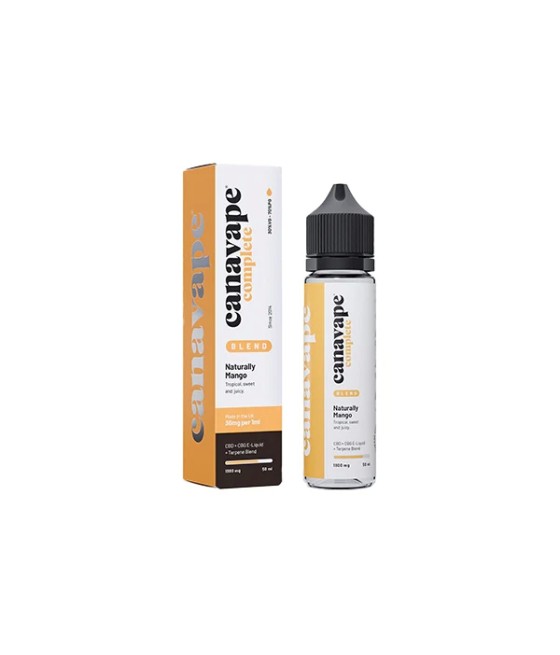 Canavape 1800mg Full-Spectrum CBD + CBG E-liquid 50ml (30VG/70PG)