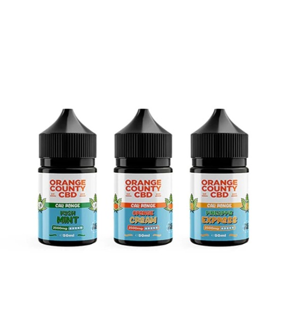 Orange County CBD Cali Range 1500mg CBD 50ml E-liquid (60VG/40PG)