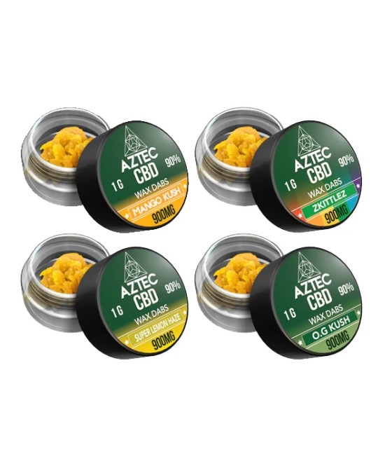 Aztec CBD 900mg CBD Wax/Crumble - 1g