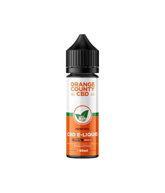 Orange County CBD 1500mg Broad Spectrum CBD E-liquid 50ml (60VG/40PG)