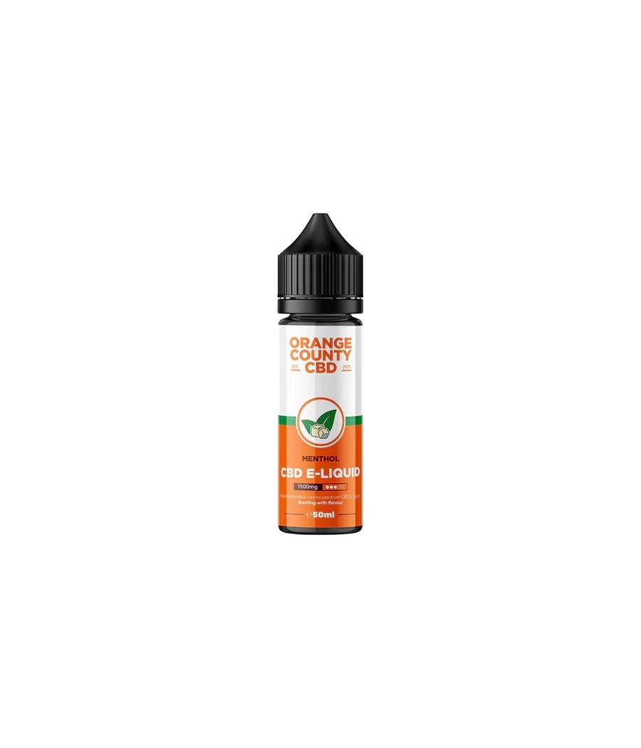 Orange County CBD 1500mg Broad Spectrum CBD E-liquid 50ml (60VG/40PG)