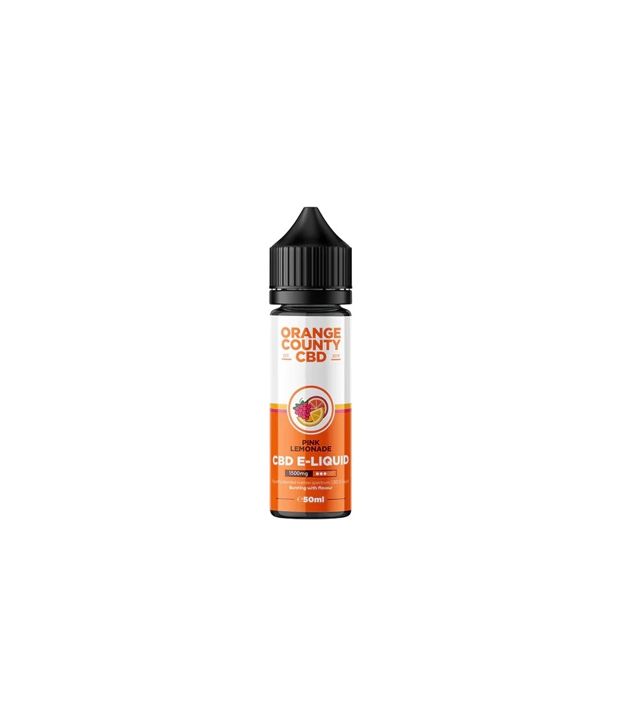 Orange County CBD 1500mg Broad Spectrum CBD E-liquid 50ml (60VG/40PG)