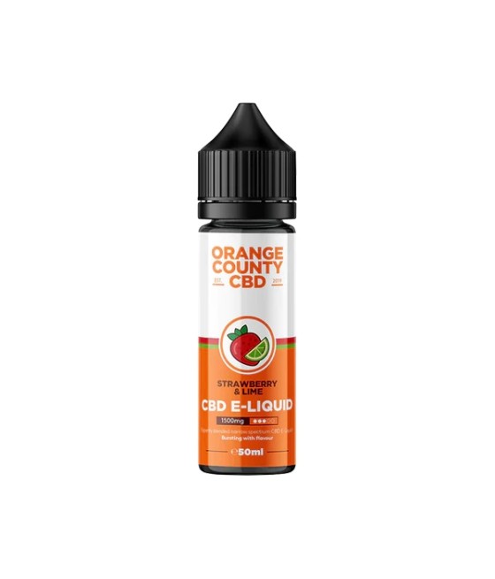 Orange County CBD 1500mg Broad Spectrum CBD E-liquid 50ml (60VG/40PG)