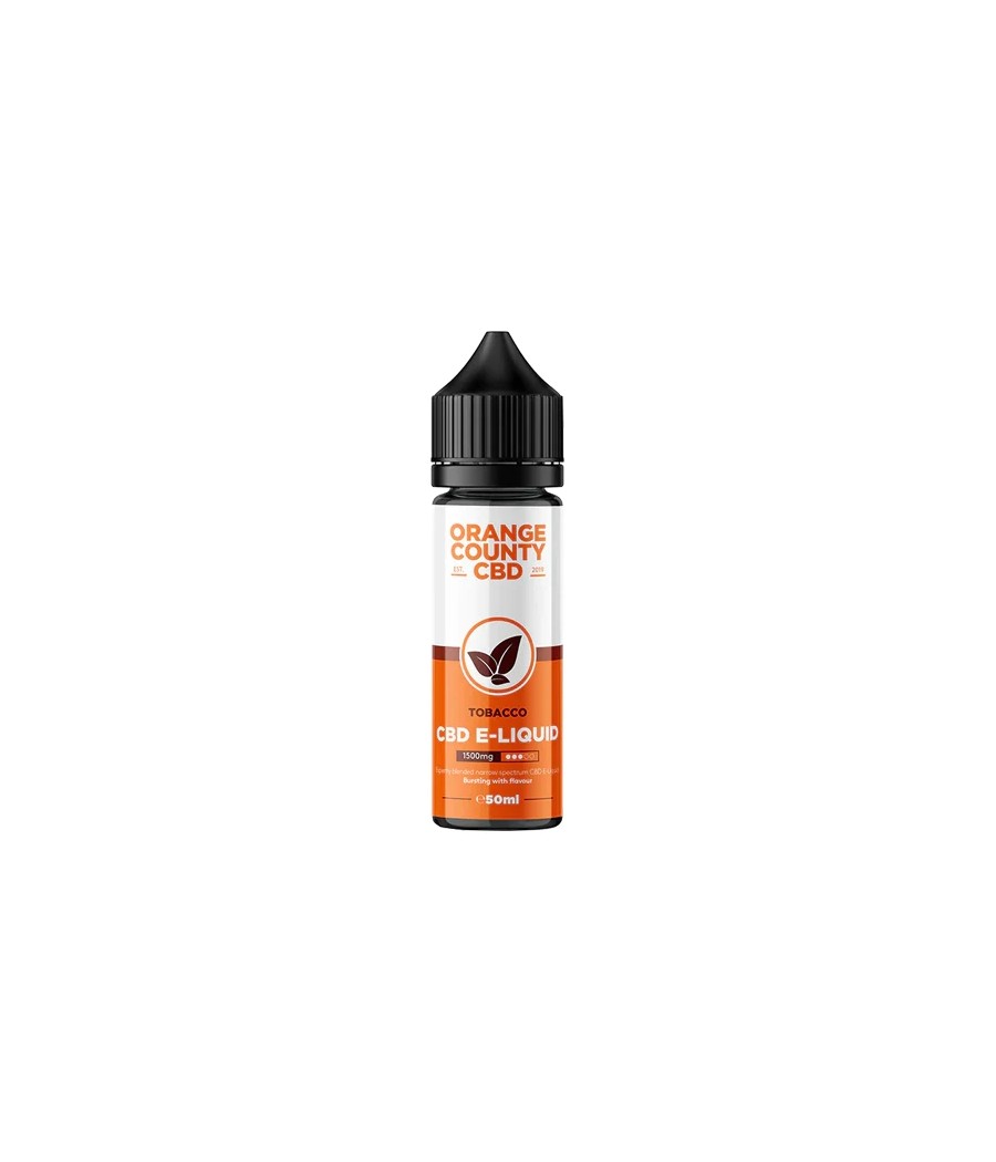 Orange County CBD 1500mg Broad Spectrum CBD E-liquid 50ml (60VG/40PG)