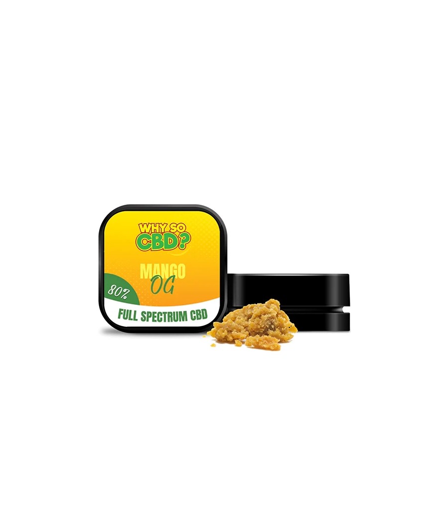 Why So CBD? 80% Full Spectrum CBD Crumble 5g