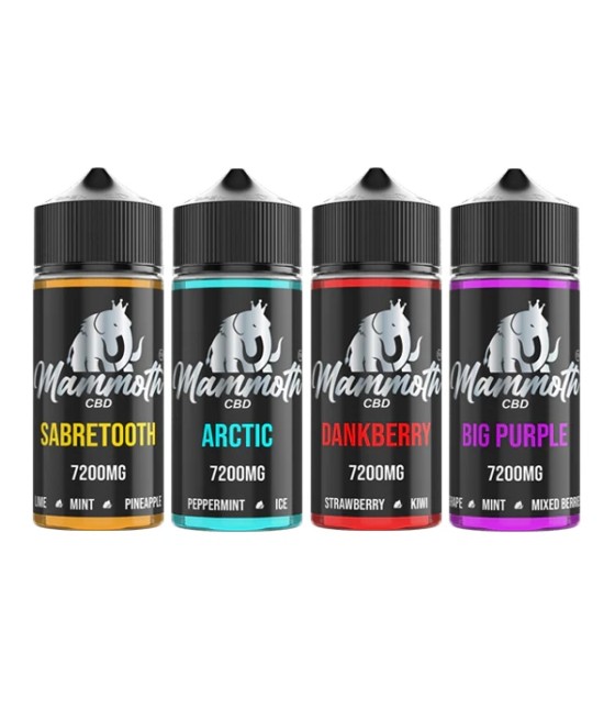 Mammoth CBD 7200mg CBD E-liquid 120ml (30VG/70PG)