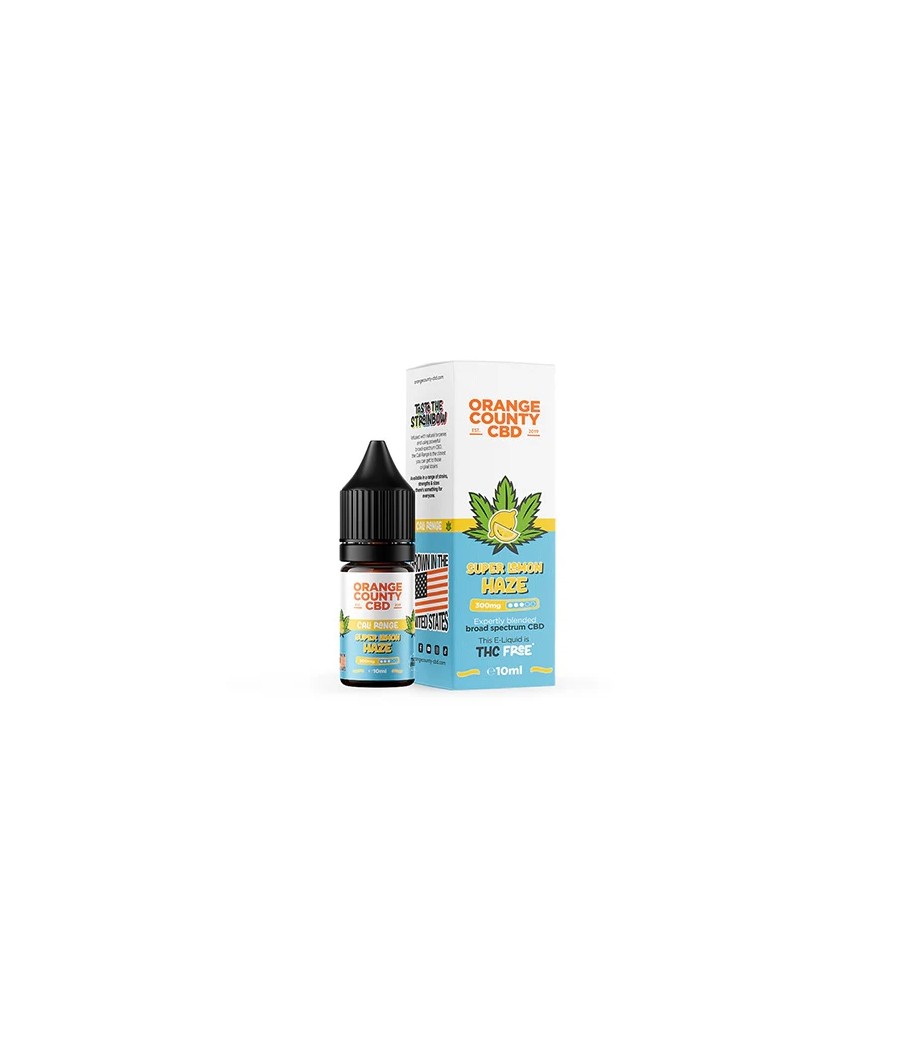 Orange County CBD Cali Range 300mg CBD 10ml E-liquid (60VG/40PG)