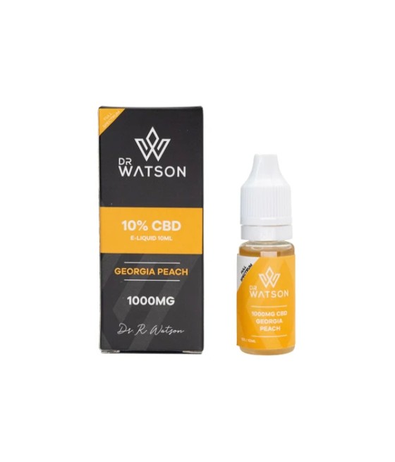 Dr Watson 1000mg Full Spectrum CBD E-liquid 10ml (BUY 1 GET 1 FREE)