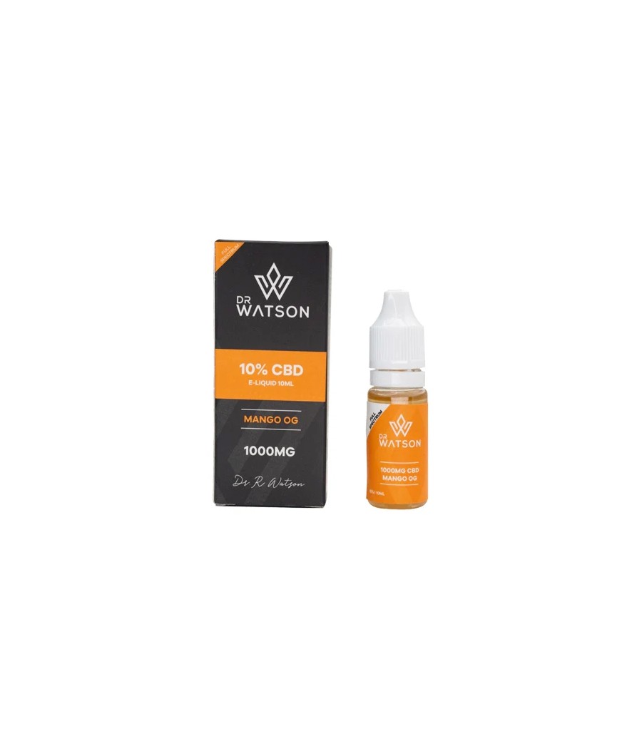 Dr Watson 1000mg Full Spectrum CBD E-liquid 10ml (BUY 1 GET 1 FREE)