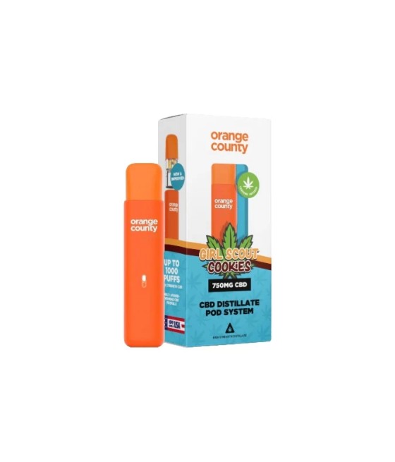 750mg Orange County CBD Prefilled Pod Vape System