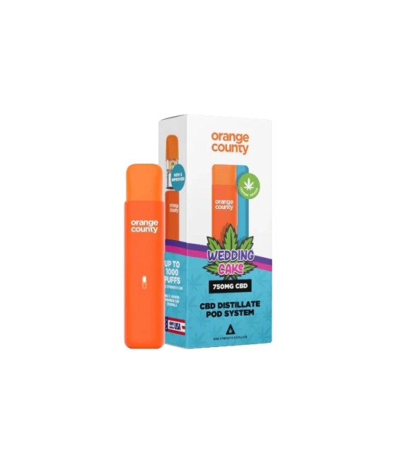 750mg Orange County CBD Prefilled Pod Vape System