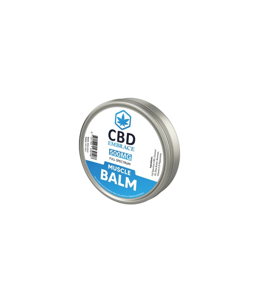 CBD Embrace 500mg Full Spectrum CBD Muscle Balm